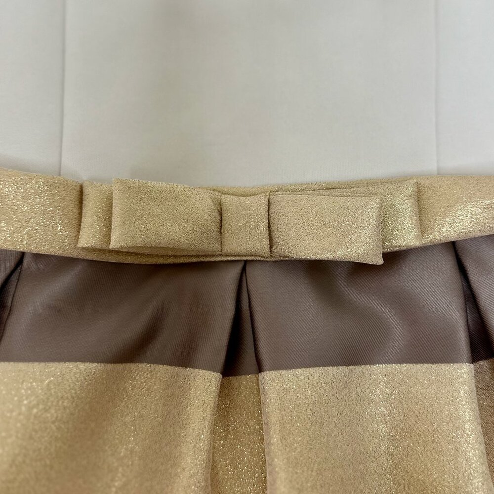 Bonnie Jean Girls Colorblock Stripe Dress with Bow - Picture 4 of 9